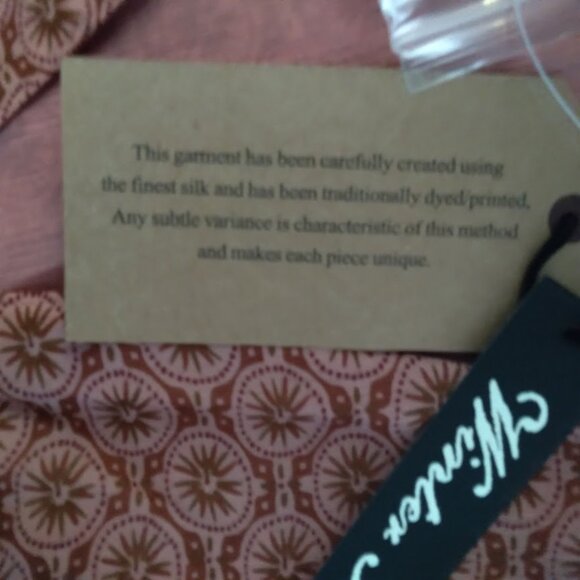 Winter Kate Silk Chiffon Padma Pink Crinkle Dress XS NWT - Picture 5 of 7